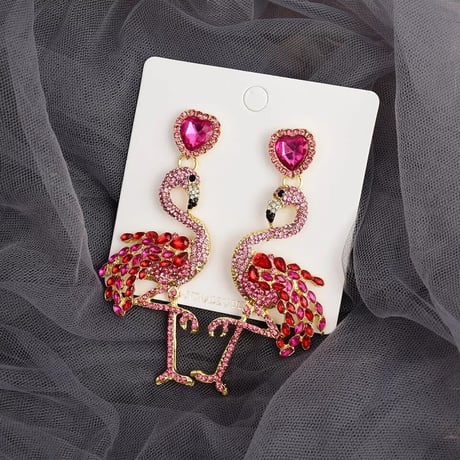 Flamingo Crystal Pierce/2color