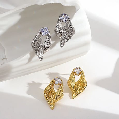 Metal Unevenness Pierce/2color