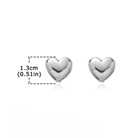 Mini Heart Clip Pierce/2color