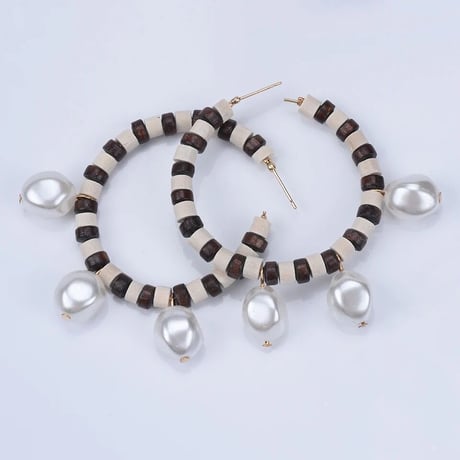 Border Hoop Baroque Pearl Pierce
