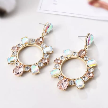 Aurora Circle Drop Pierce