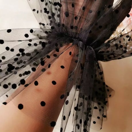 Sheer Tulle Short Glove/3color