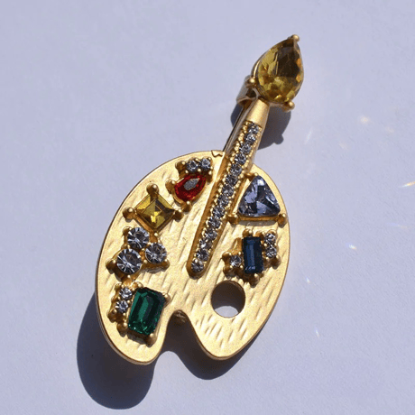 Art Palette Brooch