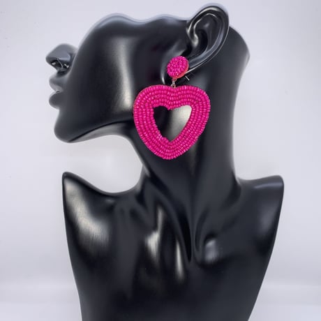 Heart Beads Pierce/9color