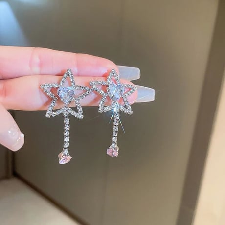 Star&Heart Crystal Pierce