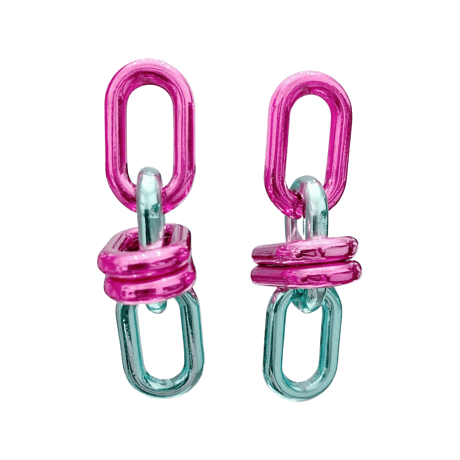 Bicolor Metallic Chain Pierce/6color
