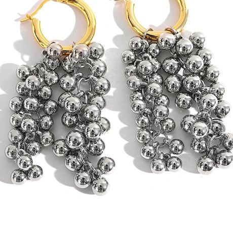 Metal Ball Jingling Hoop Pierce