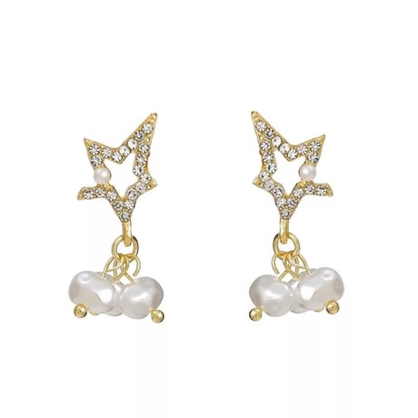 Star Pearl Drop Pierce