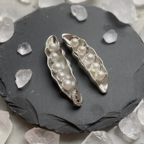 Metal Beans Pierce/2color