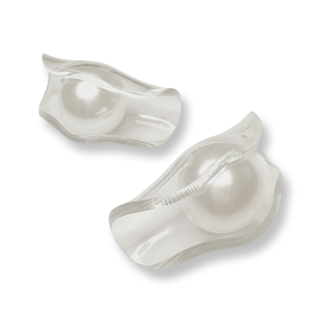 Big Pearl Clear Pierce/3color