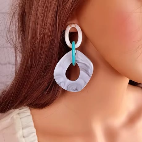 Marble Big Pierce/3color