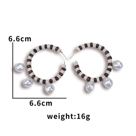 Border Hoop Baroque Pearl Pierce