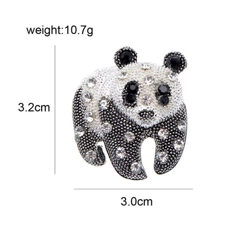 Panda Brooch