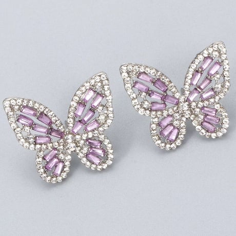 Crystal Butterfly Pierce/3color