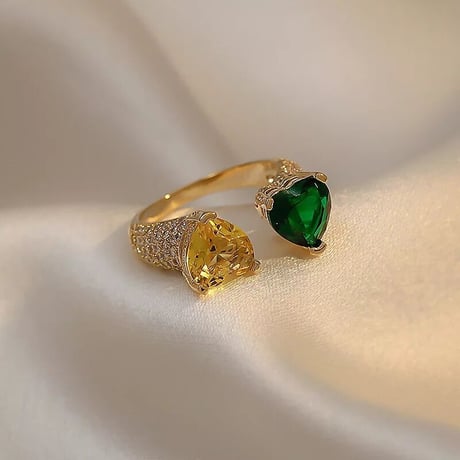 Heart Twin Ring