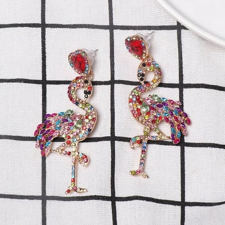 Flamingo Crystal Pierce/2color