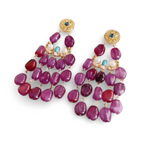 Purple Jellybeans Stone Pierce
