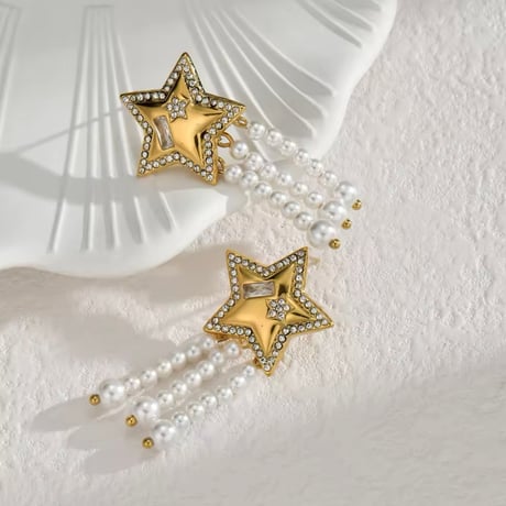 Star Pearl Fringe Pierce