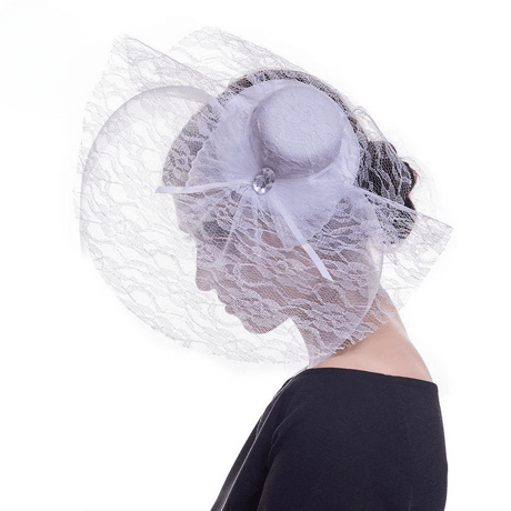 Lace Tulle Fascinator/2color