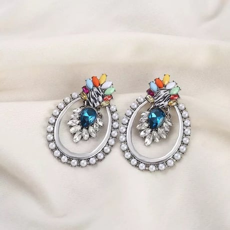Colorful Zebra Stone Pierce