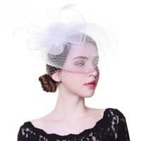 Feather&Tulle Fascinator/2color