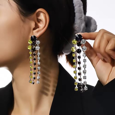 Tricolor Crystal Pierce