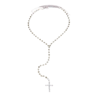 Rosary Crystal Necklace/2color