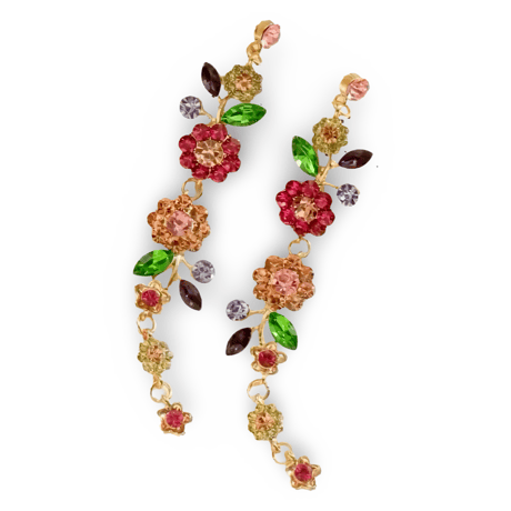 Flower Bijou Long Pierce