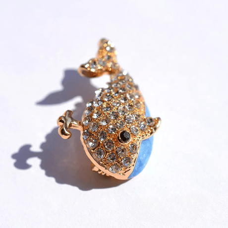 Whale Brooch