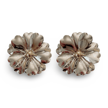 Metal Big Flower Pierce