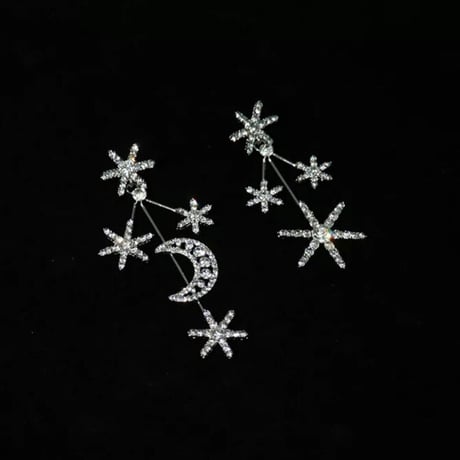 Moon&Snow Crystal Pierce