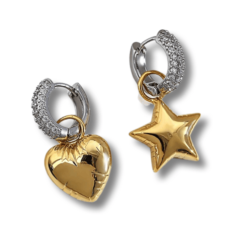 Heart&Star Balloon Pierce/2color