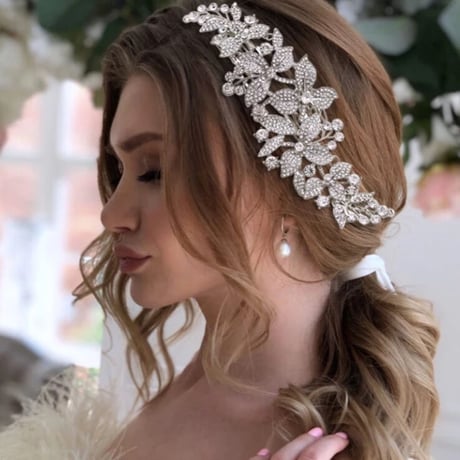 Crystal Flower Head Jewelry/2color