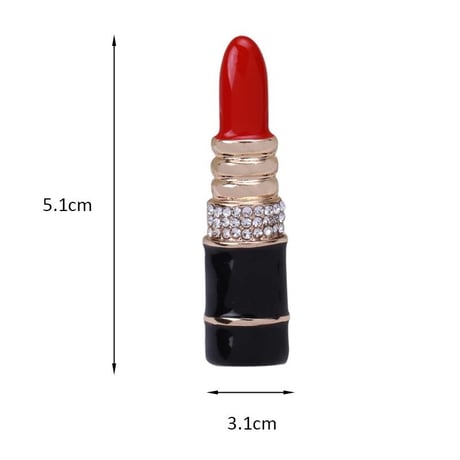 Lipstick Brooch