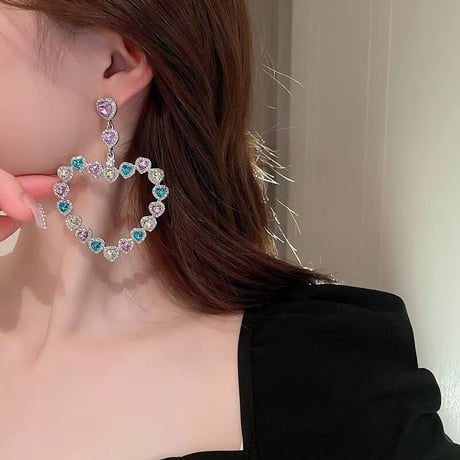 Big Heart Crystal Pierce