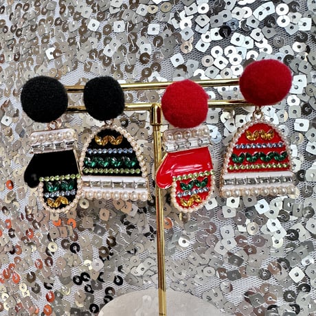 Glove & Beanie Pierce/2color