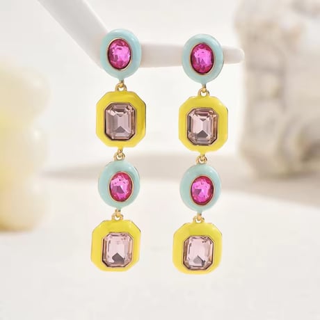 Colorful Jewelry Long Pierce