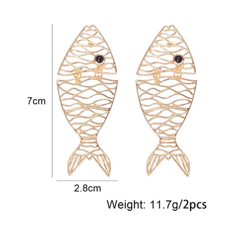 Metal Fish Pierce/2color