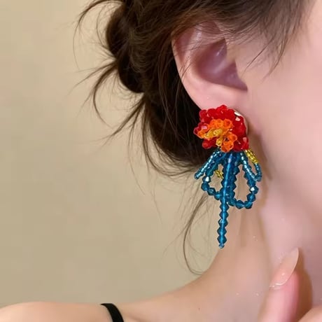 Hibiscus Beads Pierce