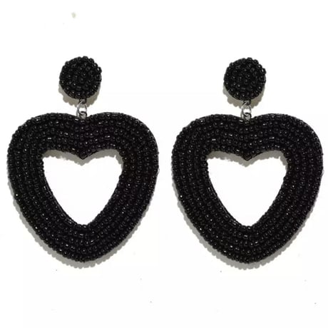 Heart Beads Pierce/9color