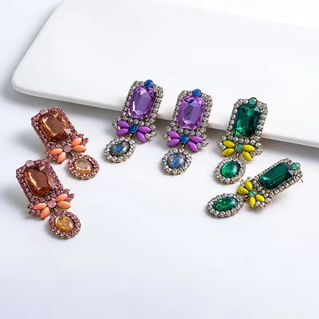 Foil Crystal Bijou Pierce/3color
