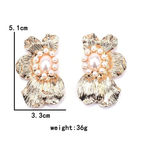 Metal Flower Onesided Pierce