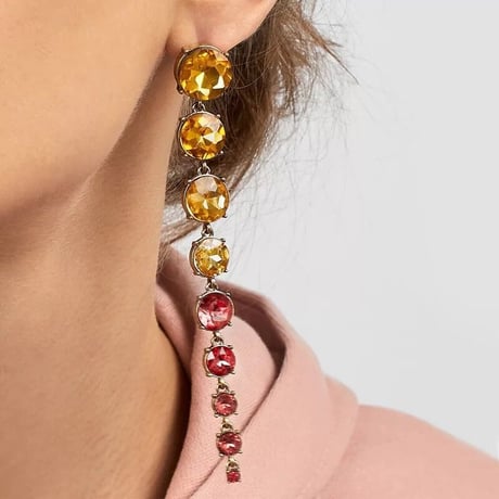 Crystal Bijou Long Pierce/2color