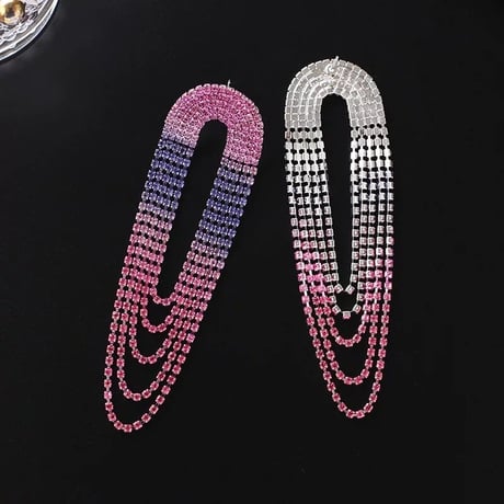 Gradation Shirring Pierce/2color