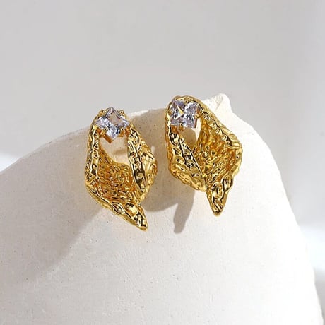 Metal Unevenness Pierce/2color