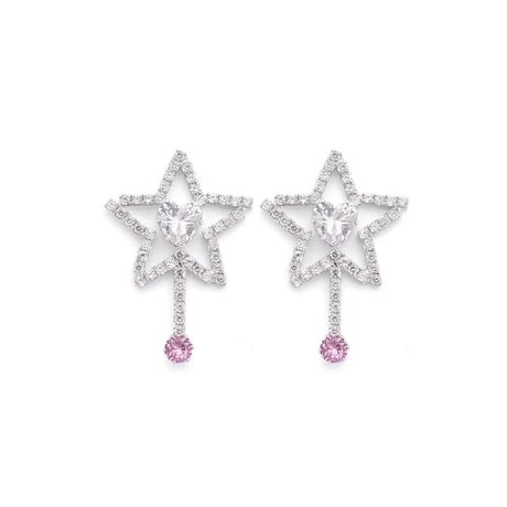 Star&Heart Crystal Pierce