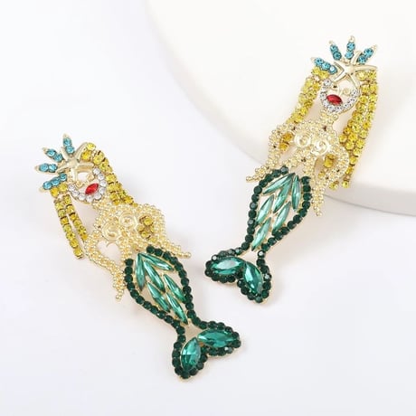 Blonde Mermaid Pierce/2color