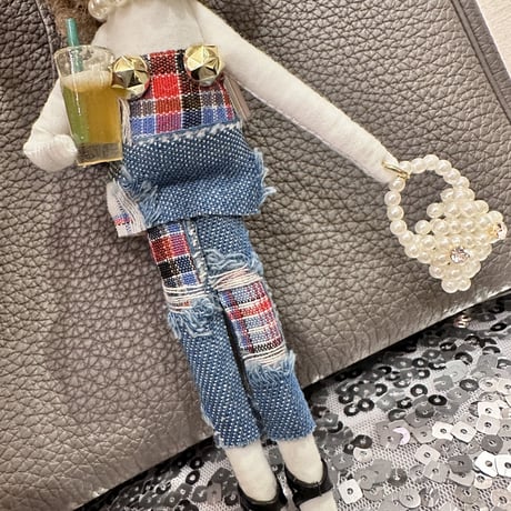 Denim Girl Charm