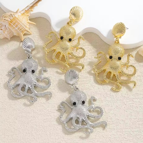 Metal Octopus Pierce/2color