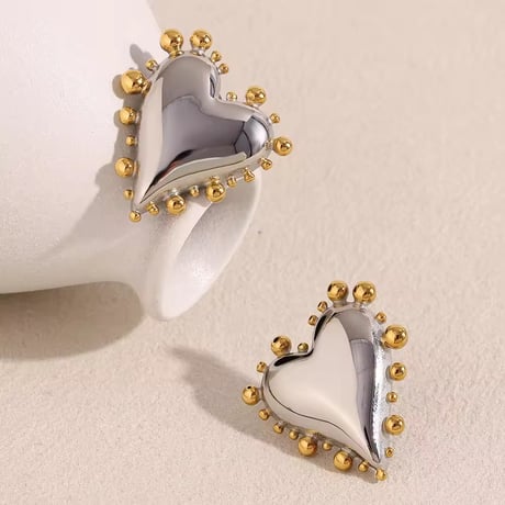 Shape Heart Bicolor Pierce